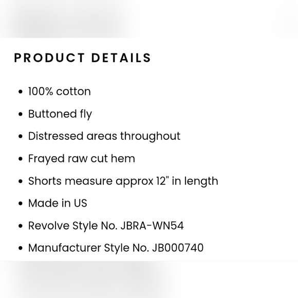 J Brand Gracie High Rise Shorts in Glowing Blossom - Picture 2 of 10